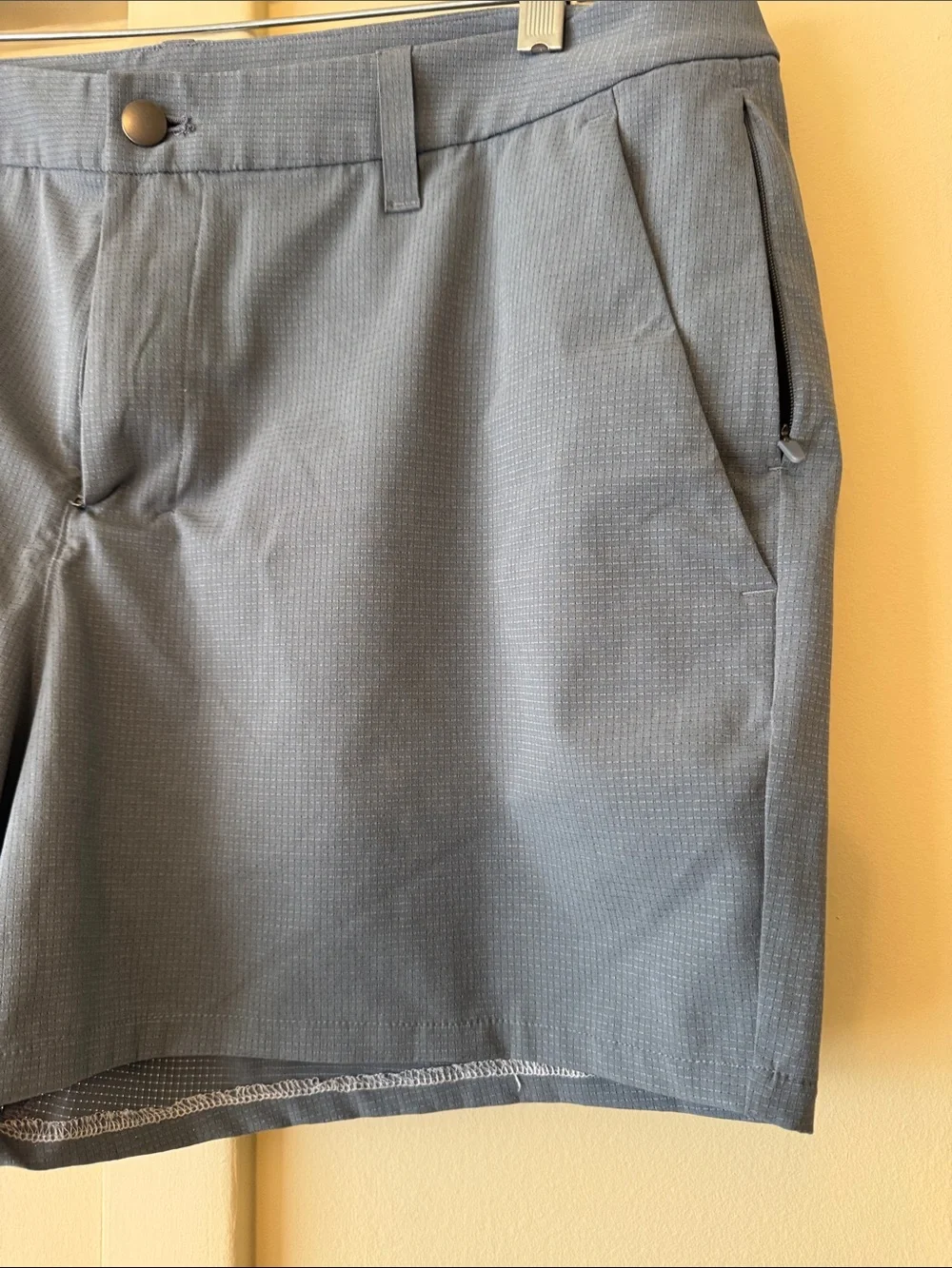 lululemon athletica Men's Flat-Front Shorts - Slate